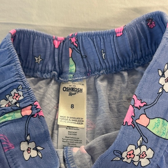 OshKosh B'gosh - Blue Mermaid Print Shorts - Picture 2 of 3